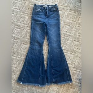 KanCan Ultra high rise super flare jeans size 23